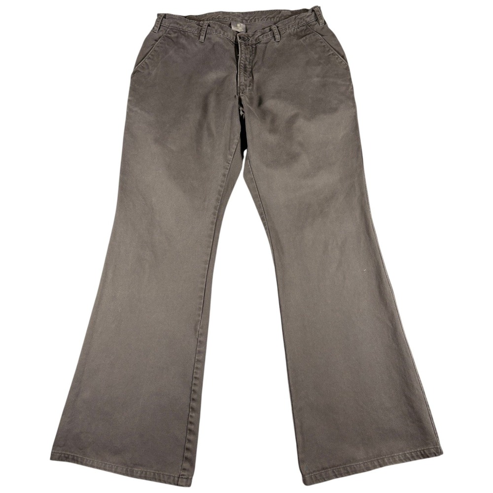 Oliveo Handmade Jeans Men 34 Grey Bootcut Faded Heritage Casual Y2K Workwear